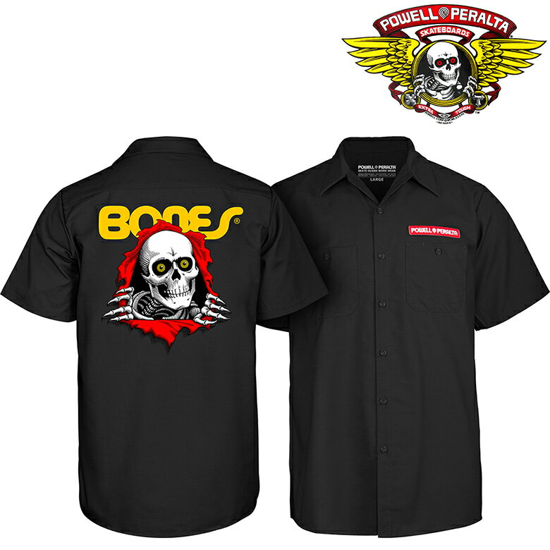 Rakuten - パウエル ペラルタ シャツ POWELL PERALTA RIPPER WORK SHIRT ワークシャツ スケート スケーター パウエルペラルタ