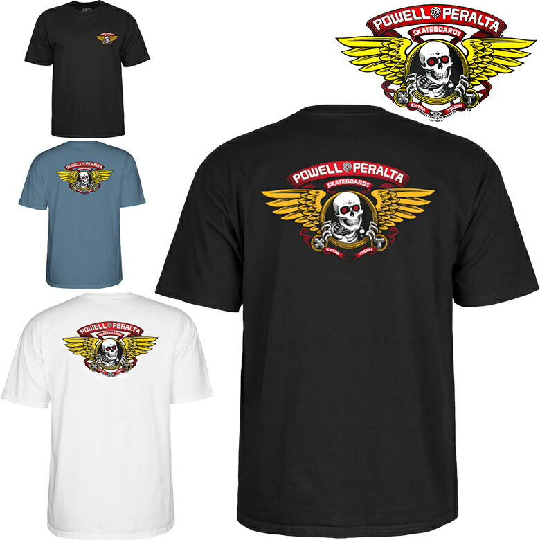 Rakuten - パウエル ペラルタ Tシャツ POWELL PERALTA WINGED RIPPER TEE 半袖T T-SHIRT プリントT スケート スケーター パウエルペラルタ