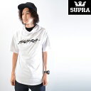 SUPRA SKETCH SCRIPT SS HOOD 【正規取扱店】 スープラ Tシャツ フード パーカー 半袖T スープラ スニーカー