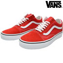 ヴァンズ スニーカー VANS OLD SKOOL RACING RED/TRUE WHITE 【正規取扱店】 シューズ オールドスクール バンズ