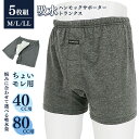 G-HOUSE 男の安心 吸水 ハンモックサポーター トランクス 5枚...(4)