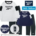 \店内ポイントアップ/9/1101:59まで! Reebok キッズ パジャマ 長袖 ダンボール [ リーボック 140cm 150cm 160cm 春 冬 秋...