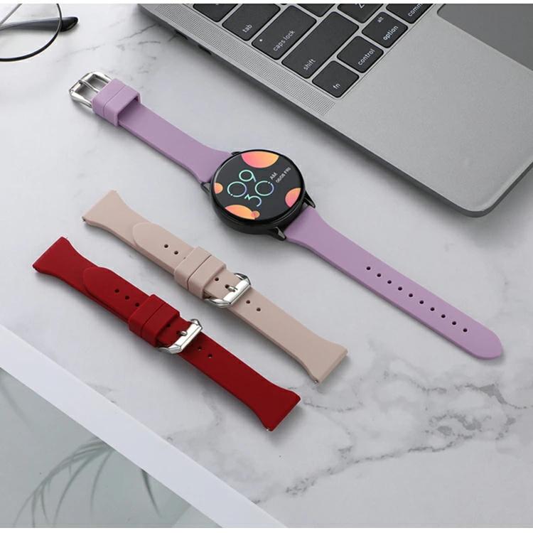 Galaxy watch 20mm 22mm シリコン ベルト 防水バンド 交換ベルト おしゃれ galaxy watch 42mm Galaxy active amazfit バンド シンプル 柔らかい 長さ調節可 男女兼用 サムスン ギャラクシーウォッチ バンド 長さ調節可 時計ベルト スポーツバンド ベルト スマートバンド