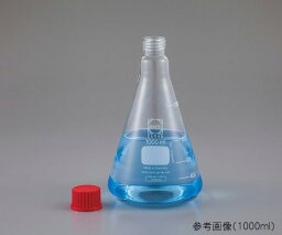 ネジ口三角フラスコ（PBTキャップ（GL25））　100mL