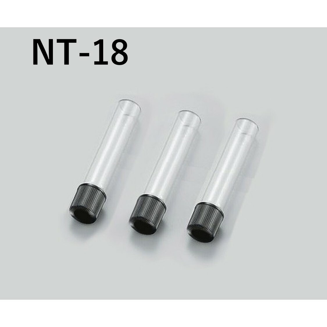 「ねじ口試験管 NT-18 1本」 容量 9mL 材質 硼珪酸ガラス、キャップ メラミン オートクレーブ可 パッキン シリコン PTFE 四フッ化工チレンコート...