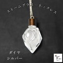 天気がわかるネックレス!「ストームグラス ネックレス kousui3 ダイヤ シルバー」 お天気管 フィッツロイ バロメーター 気象予報 ペンダント 気象計 ハ...