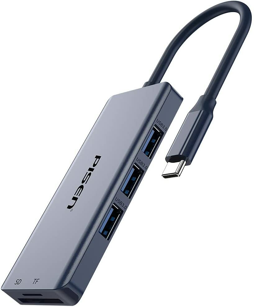 PISEN USB type c ハブ 7in1 USB3.0 タイプC HDMI 変換 アダプタ 60W PD 高速充電 USB コンパクト 4K 多機能 機能拡張 持ち運び便利 MacBook MacBook Pro/Air/ChromeBook対応(北海道は1000円。沖縄・離島は2000円自動加算。）