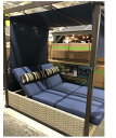 送料無料(沖縄・北海道・離島を除く)DOUBLE CHAISE LOUNGE ダブルシェーズラウンジチェア リクライニング可能