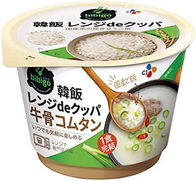 送料無料(沖縄・北海道・離島を除く)☆bibigo 韓飯 レンジdeクッパ　牛骨コムタン 12個セッ ...