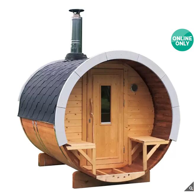 ꥢ¤ֲǽե ̵(졦̳ƻΥ)ӥåܥå Х뼰 ʾå إ륷 BIGBOX Sauna Hut Kit Barrel Type HELSINKISDGsȶҸˤȯ1.9m x Ĺ2.5m 24̾ Х뷿ʥ롼