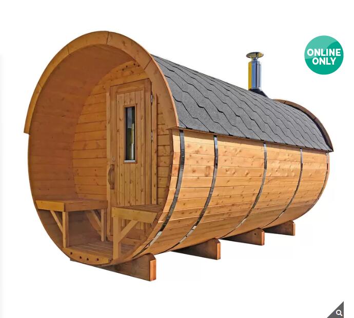 ꥢ¤ֲǽե ̵(졦̳ƻΥ)ӥåܥå Х뼰 ʾå ȥ륯 BIGBOX Sauna Hut Kit Barrel Type TURKUSDGsȶҸˤȯ68̾