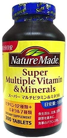 送料無料(沖縄・北海道・離島を除く)☆ネイチャーメイド Nature Made スーパーマルチビタミン＆ミネラル 300粒