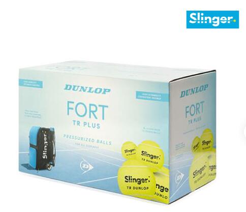 【ヤマト運輸発送・送料無料】 スリンガー DUNLOP FORT TR PLUS プレッシャライズボール 72球入り SLG015 [ Slinger ] ITF公認 テニス練習用自動球出し機 スリンガーバッグ 純正品アクセサリー