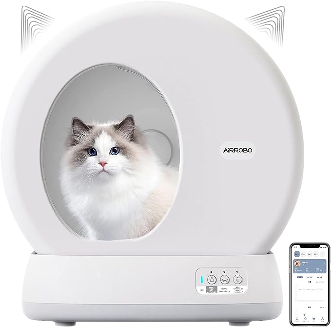 猫の健康管理もスマホでできる!多機能な全自動トイレの人気おすすめ