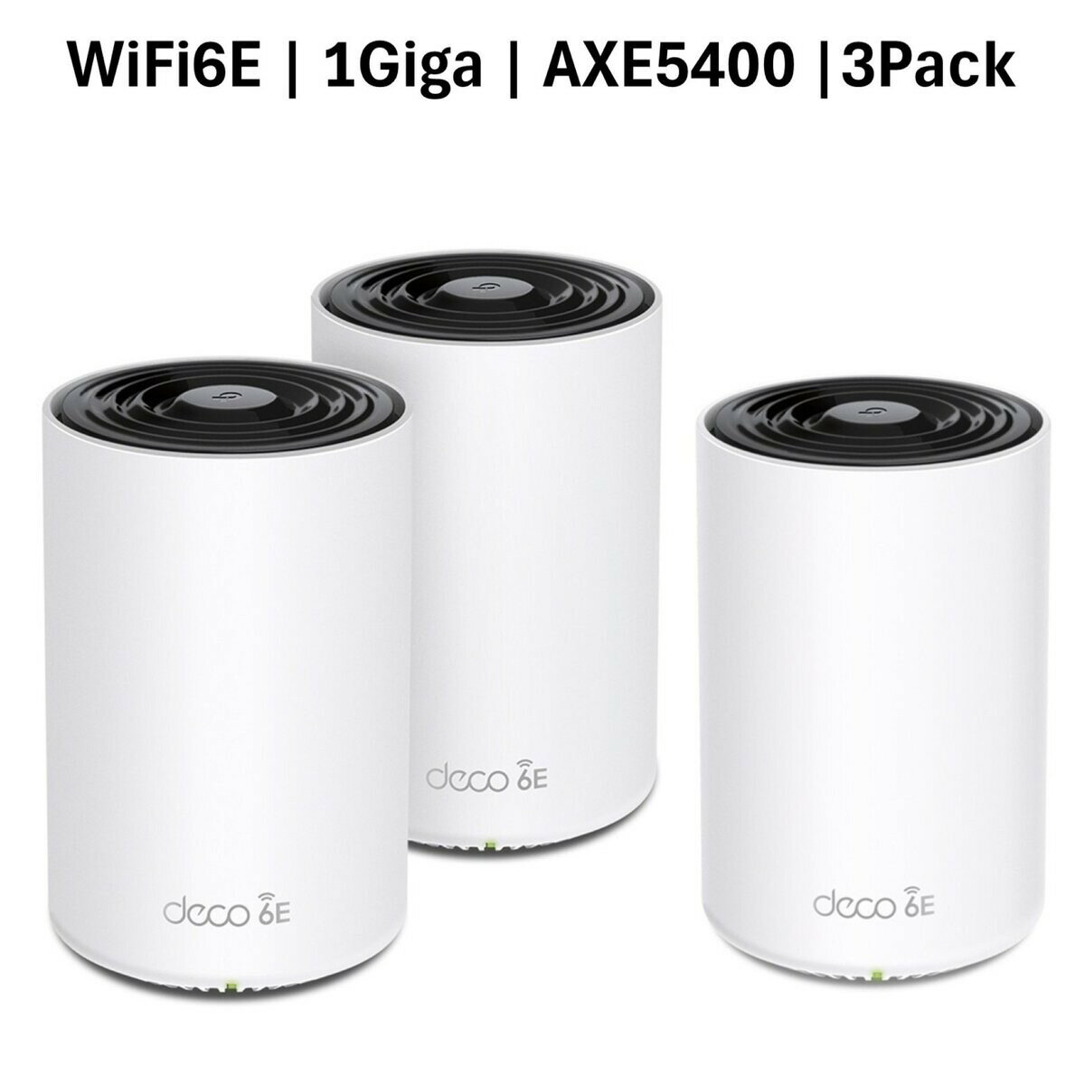 送料無料(沖縄・北海道・離島を除く)☆SDGs提携協力倉庫より発送　TP-Link Deco XE75 3Pack メッシュWiFi6E ルーター 2402＋2402＋574Mbps AXE5400 トライバンド IPoE IPv6対応 3年保証　TP-Link Deco XE75 3Pack　(北海道は1000円。沖縄・離島2000円自動加算）