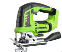 送料無料(沖縄・北海道・離島を除く)☆【本体のみ、バッテリー別売】Greenworks 24V 25.4mm (1") ブレード ブラシレスモーター搭載 ジグソーGreenworks 24V 1" (25.4mm) Blade Brushless Motor Jig Saw (北海道は1000円。沖縄・離島は2000円自動加算)
