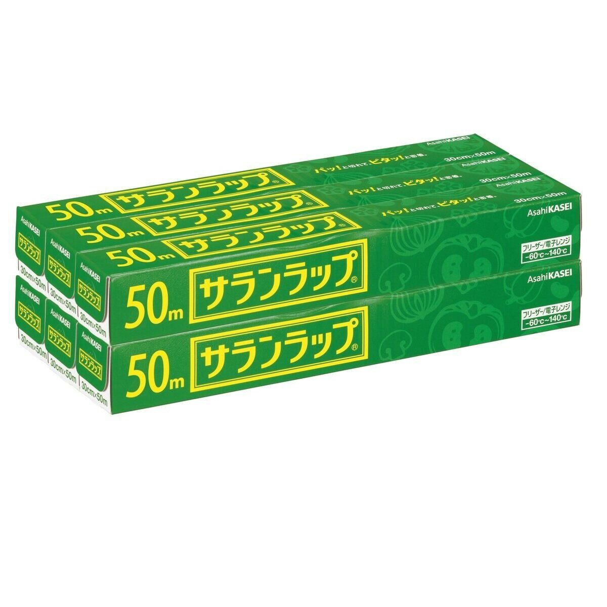 送料無料(沖縄・北海道・離島を除く)☆SDGs提携協力倉庫より発送　サランラップ 30cm x 50m 6本　SARAN WRAP 30cm x 50m 6ct　(北海道は1000円。沖縄・離島2000円自動加算）★SDGs提携協力倉庫より発送