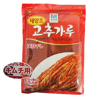 『清浄園』唐辛子粉｜キムチ用・中辛(粗い・500g) チョンジョンウォン 調味料スーパーセール ポイントアップ祭 マラソン