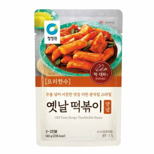 清浄園 昔ながらの甘辛いトッポキソース 140g チョンジョンウォン トッポキヤンニョム たれ 韓国調味料..