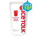 『アイストーク 』ICE TALK ザクロエード(1BOX = 230mL×10個) フレーバードリンク パウチドリンク 韓国飲料 韓国飲み物 韓国ドリンク 韓国食品マラソン ポイントアップ祭