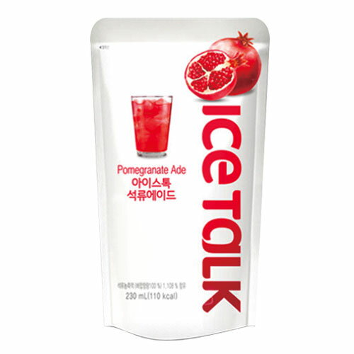 『ざくろアイストーク 』ICE TALK ザクロエード(230mL×1個)柘榴味フレーバードリンク パウチドリンク 韓国飲料 韓国飲み物 韓国ドリンク 韓国食品マラソン ポイントアップ祭