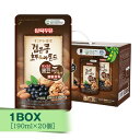 ★期間限定SALE 10%OFF★【まとめ買いお得★1個当り150円】 サンユク 黒豆・クルミ・アーモンド豆乳 1BOX=190ml×20個 ダイエット 栄養豊富 韓国飲料 韓国食品