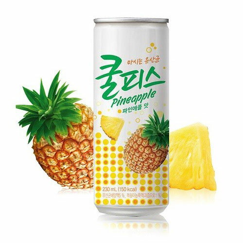 『東遠』クールピス パイナップル味(230ml×1缶)乳酸菌飲料 桃味 韓国飲料 韓国ドリンク 韓国飲み物 韓国食品スーパーセール ポイントアップ祭 マラソン