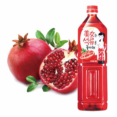 『LOTTE』美女はザクロが好き｜ざくろジュース(1.5L×1本 PET)ロッテ 韓国飲料 韓国ドリンク 韓国飲み物 韓国食品マラソン ポイントアップ祭 スーパーセール