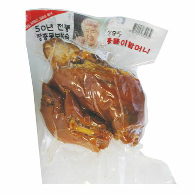 [冷蔵]『奨忠洞』チャンチュンドン　/　ジャンチュンドン味付け豚足(大・1kg) 豚肉 加工食品 韓国料理..