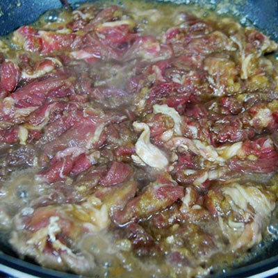 冷凍 自家製 ヤンニョム牛プルコギ 韓国式味付け牛プルコギ 1kg 牛肉 焼肉 BBQ 韓国料理 # paldo-10003512 八道韓国食品 サンプル画像3