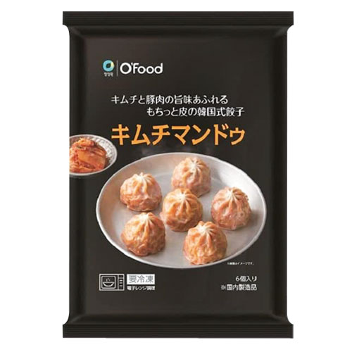 冷凍 O'Food キムチマンドゥ (6個入) 180g人気餃子 韓国餃子 韓国マンドゥ 韓国食品