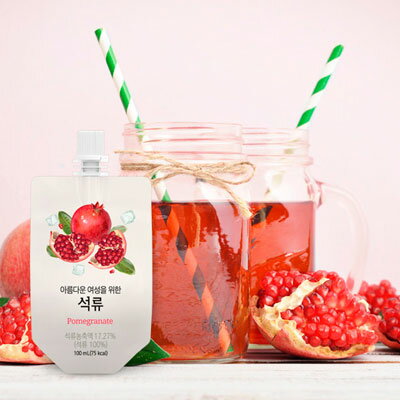 チョンホ食品 濃い柘榴 ざくろエキス (100ml×30個)ザクロジュース 果汁 果実ジュース 濃縮液 健康補助食品 韓国食品のし対応 ギフト 楽ギフ_包装 楽ギフ_のし