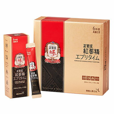 正官庄 紅参精エブリタイム (10ml×30包・液状タイプ）ジョンガンジャン 健康補助食品 韓国食品