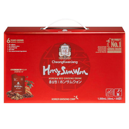 正官庄 紅蔘元 ホンサムウォン パウチ 50ml x 30袋ジョンガンジャン 高麗人参 紅参 健康補助食品 韓国食品 # paldo-10007203 八道韓国食品 サンプル画像3
