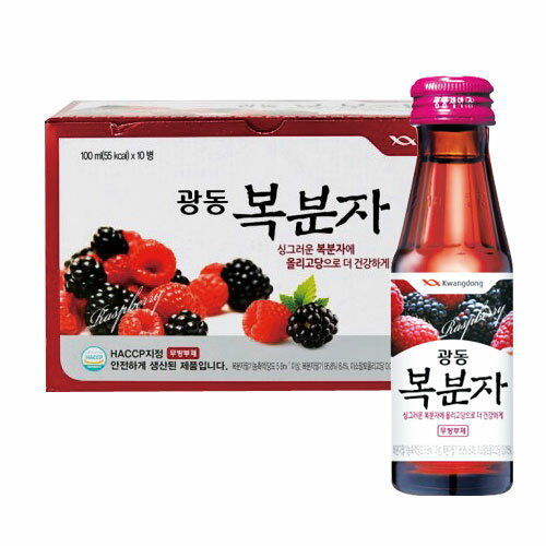 『クァンドン』覆盆子ドリンク (100ml×10本)美容 健康飲料 韓国ドリンク 韓国飲料 カンドン マラソン ポイントアップ祭