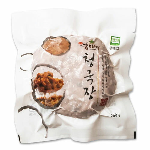 冷凍 トッペギ チョングッジャン 韓国鍋用納豆 (250g) 韓国産大豆 清麹醤 鍋用味噌 チョングッチャン 韓国調味料韓国料理 韓国食材 韓国食品のサムネイル