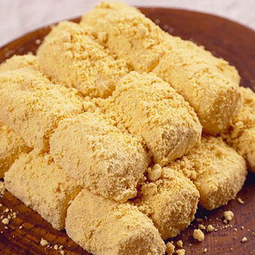 冷凍 ロデムフード きな粉インジョルミ 約100g 韓国産冷凍餅チャルトック 伝統餅 ...