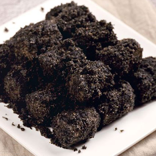 冷凍 ロデムフード 黒ごま粉インジョルミ 約100g 韓国産冷凍餅チャルトック 伝統餅...