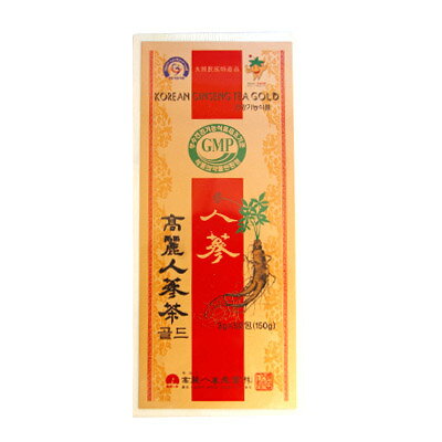 高麗人参茶GOLD・粉末状(3g×50包・木箱)粉末茶 健康茶 伝統茶 韓国お茶 韓国飲み物 韓国食品マラソン ポイントアップ祭のサムネイル