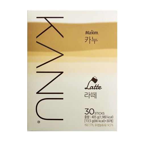 八道韓国食品の東西 KANU ラテ 13.5g×30包・加糖 カヌラテ カフェラテ ドンソ インスタントコーヒー 韓国コーヒー 韓国食品 #｜アングル2