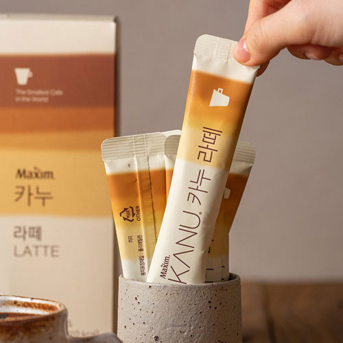 八道韓国食品の東西 KANU ラテ 13.5g×30包・加糖 カヌラテ カフェラテ ドンソ インスタントコーヒー 韓国コーヒー 韓国食品 #｜アングル3