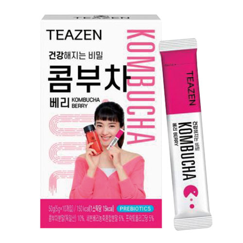 『TEAZEN』ティーゼン コンブチャ ベリー味(5g×10包)コンブ茶 ダイエット 酵素ドリンク 酵素ダイエット..