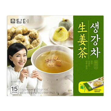 『ダムト』生姜茶(15g×15包・粉末スティック状)粉末茶 伝統茶 健康茶 韓国お茶 韓国飲料 韓国食品 風邪予防対策＼生姜の甘辛味と香ばしいナッツ味をどうぞ〜／ 【あす楽_土曜営業】マラソン ポイントアップ祭