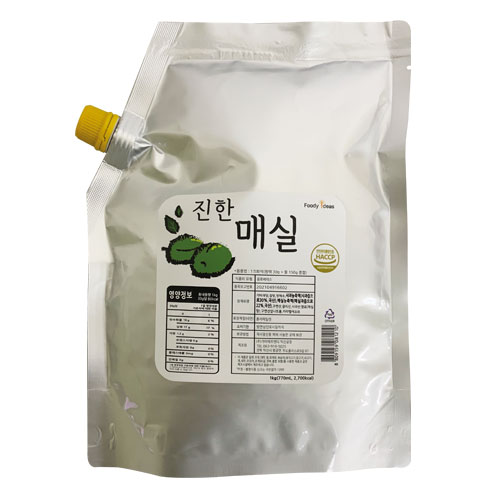 『ガヤF&D』梅エキス(1kg・6倍濃縮タイプ)原液 伝統茶 伝統飲料 韓国飲み物 韓国飲料 韓国ドリンク 韓国食材 韓国食品スーパーセール ポイントアップ祭