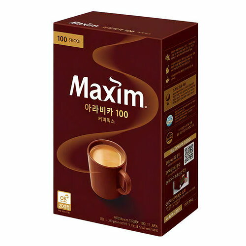 八道韓国食品の東西 Maxim アラビカ100コーヒーミックス 11.8g×100包ドンソ インスタントコーヒー 韓国コーヒー 韓国食品|詳細画像