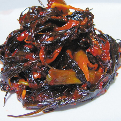 八道韓国食品の冷蔵 唐辛子の葉の味付け和え 200g唐辛子葉のキムチ 惣菜 韓国おかず 韓国食品 #｜アングル2