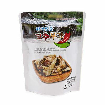 『バダセム』 ゴチュブガク｜唐辛子揚げ(40g) 唐辛子 おつまみ おかず 韓国食材　韓国食品マラソン ポイントアップ祭