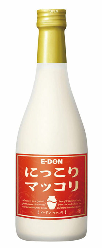 『二東』 にっこりマッコリ (瓶・360ml) E-DON イドン お酒 米酒 発酵酒 伝統酒 韓国酒 韓国食品マラソン ポイントアップ祭