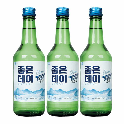 『ムハク』ジョウンデー｜Good Day(360ml x 3本)舞鶴 ジョウンデイ 焼酎 韓国お酒 韓国酒 マラソン ポイントアップ祭