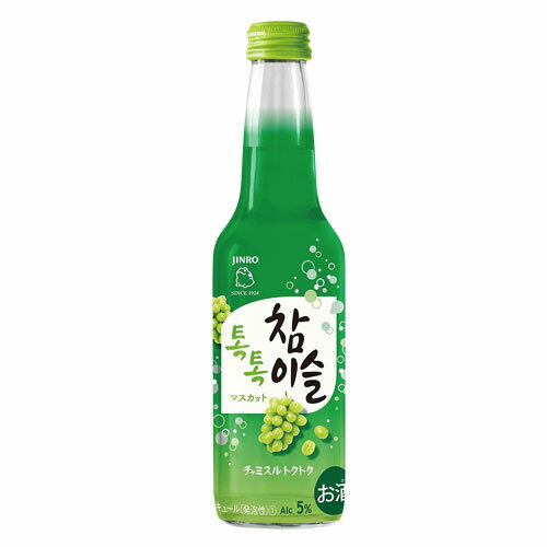 『JINRO』チャミスル トクトク マスカット(275ml・アルコール5％) ソーダ割り 眞露 韓国焼酎 韓国酒 マラソン ポイントアップ祭